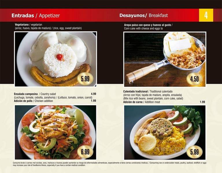 Las Delicias de la Abuela - Doraville, GA menu_pic
