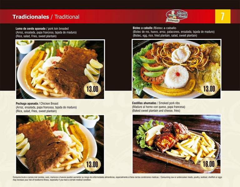 Las Delicias de la Abuela - Doraville, GA menu_pic