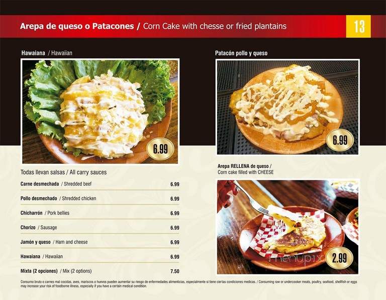 Las Delicias de la Abuela - Doraville, GA menu_pic