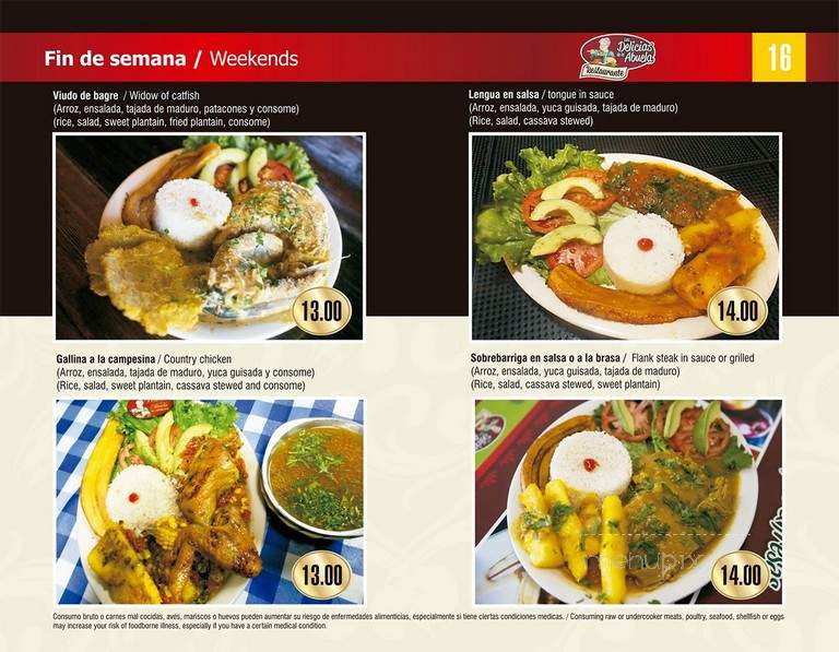 Las Delicias de la Abuela - Doraville, GA menu_pic