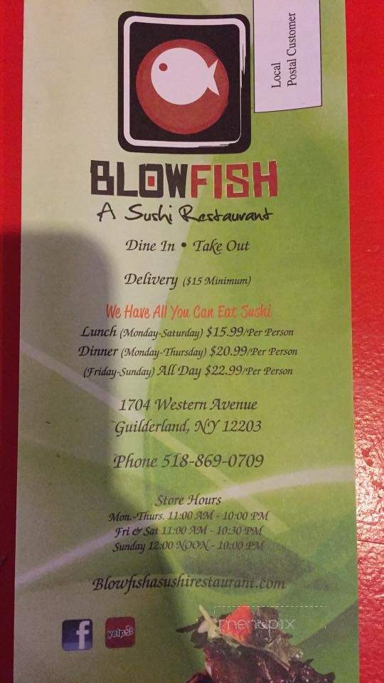 Blowfish Sushi - Albany, NY