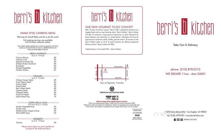 Berri's Kitchen Westwood - Los Angeles, CA