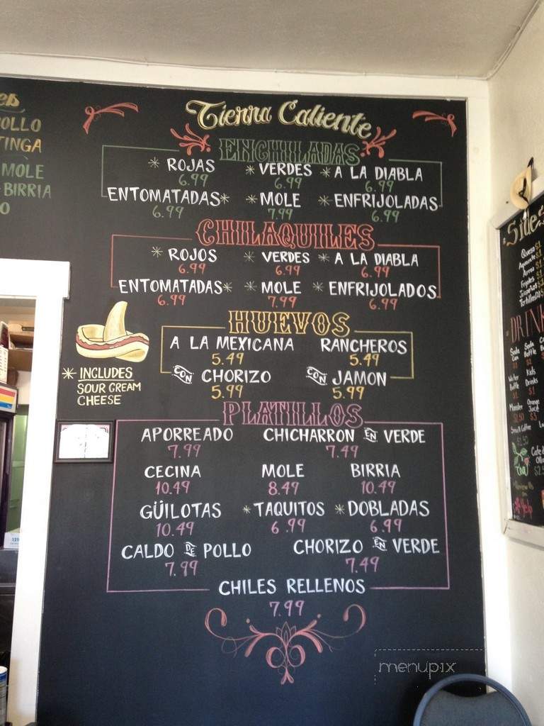Restaurante Tierra Caliente - Los Angeles, CA menu_pic