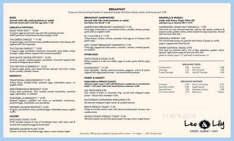 Leo and Lily - Woodland Hills, CA menu_pic