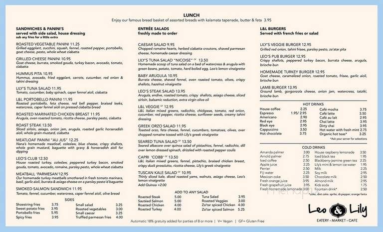 Leo and Lily - Woodland Hills, CA menu_pic