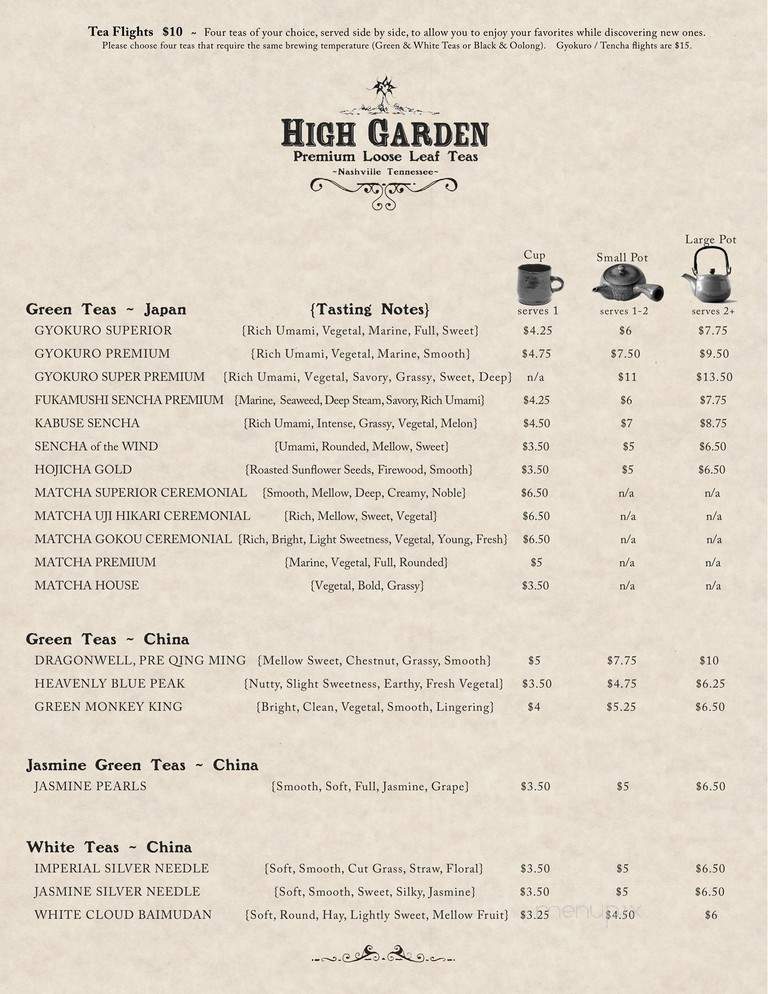 High Garden - Nashville, TN