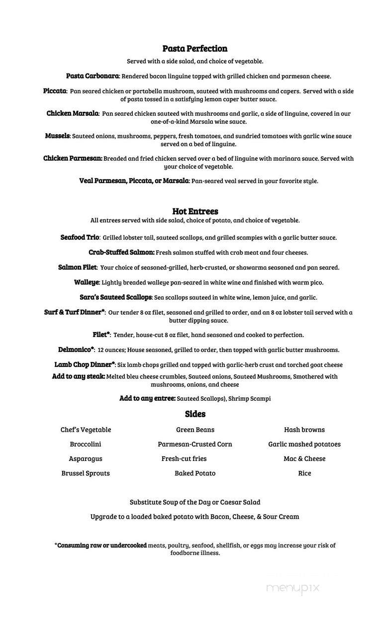 The Overlook - Kent, OH menu_pic