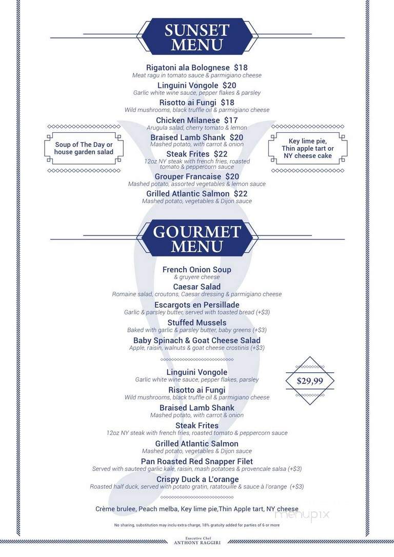 Blue Plate Restaurant - Hollywood, FL menu_pic