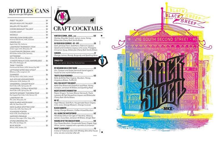 Black Sheep - Milwaukee, WI menu_pic