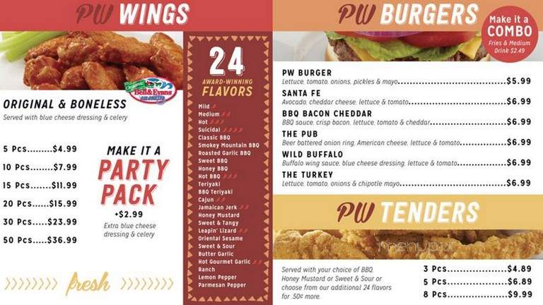 Planet Wings - Bayonne, NJ menu_pic