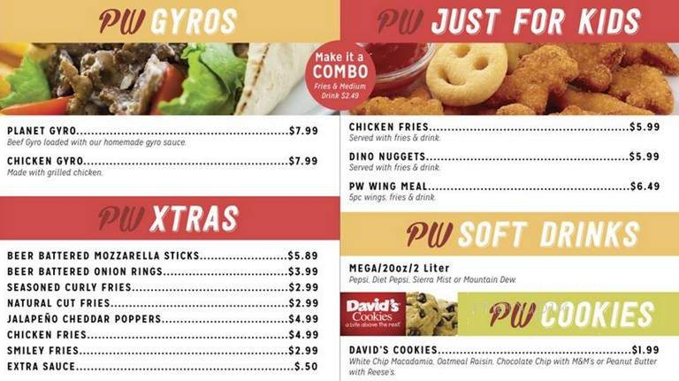Planet Wings - Bayonne, NJ menu_pic