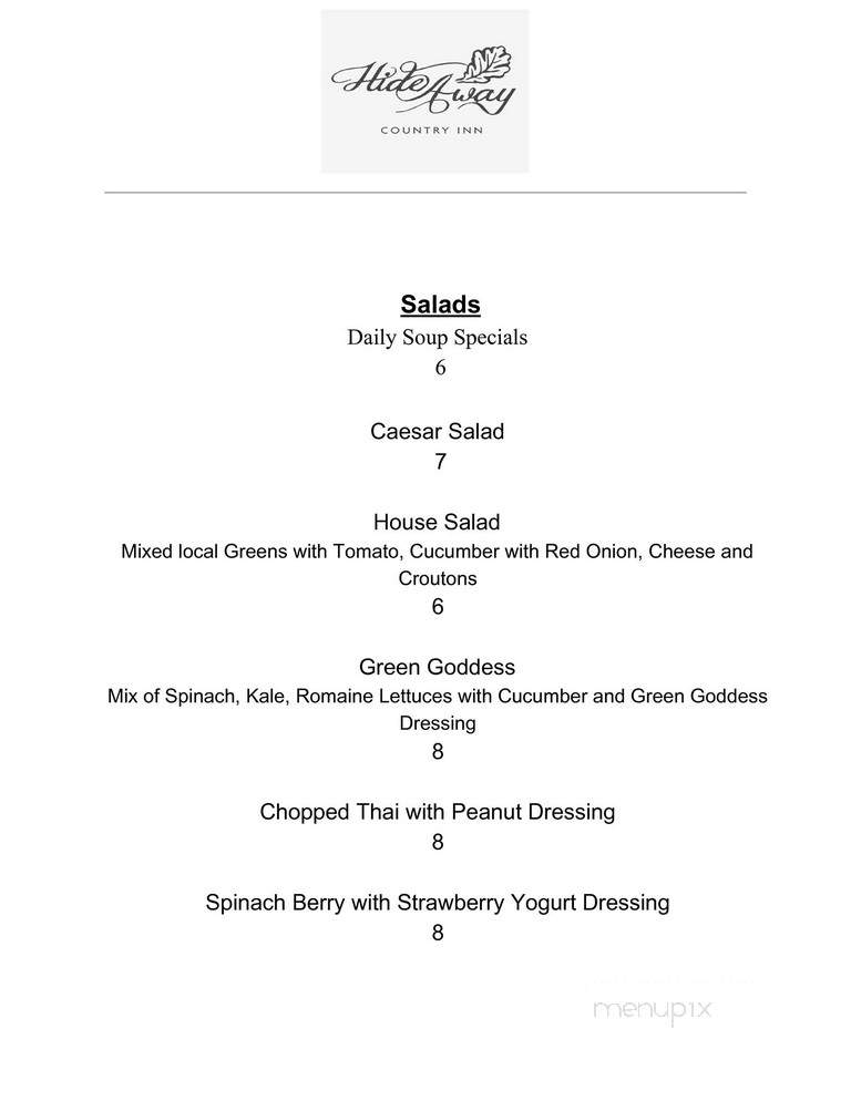 1938 Restaurant and Pub - Bucyrus, OH menu_pic