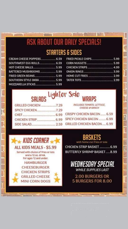 MJ's Burger House - Altamont, KS menu_pic