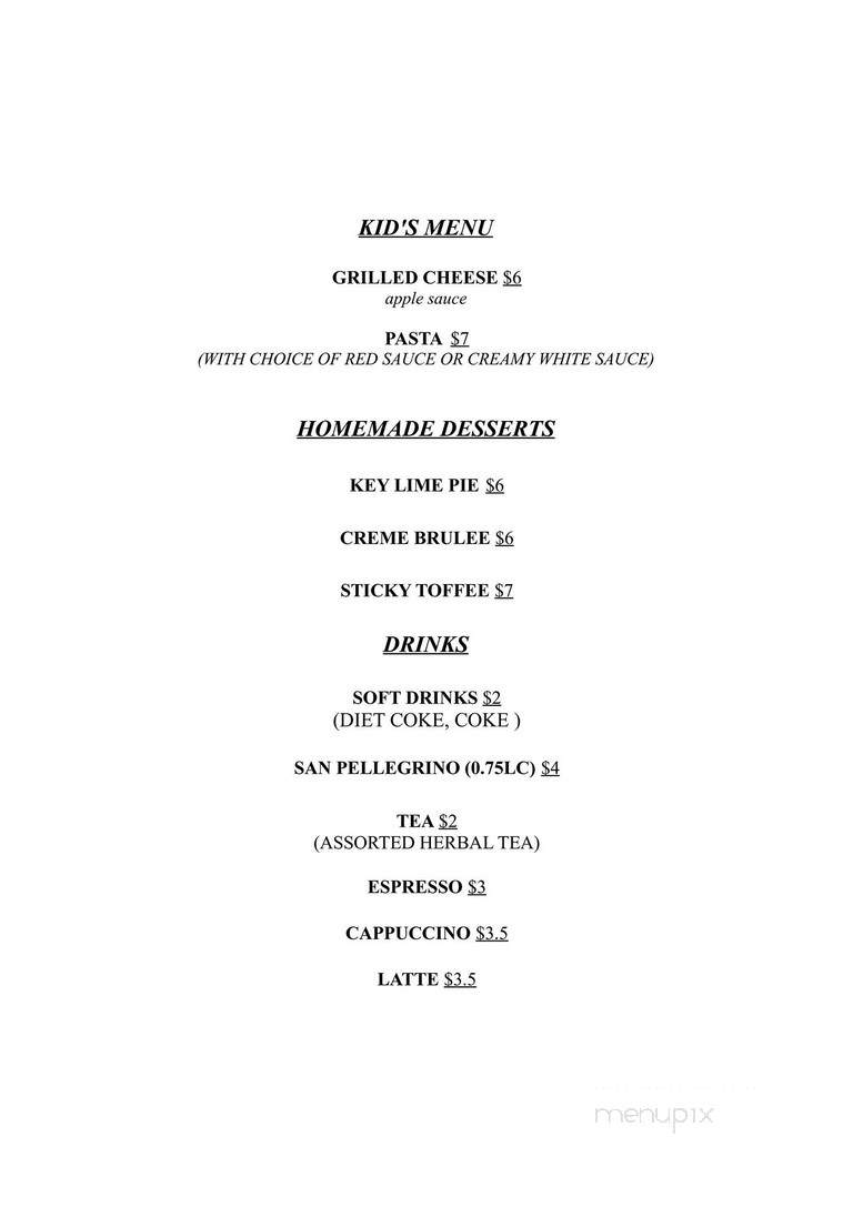 Alexander's Cafe - Elkins Park, PA menu_pic