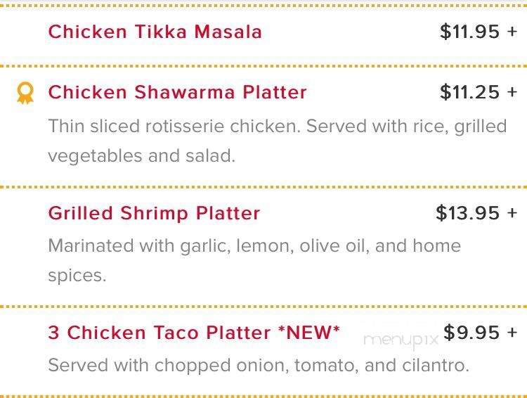 Falafel Exotic Cuisine - Philadelphia, PA menu_pic