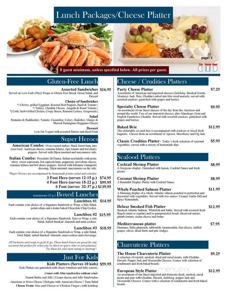 Garden of Eden - New York, NY menu_pic