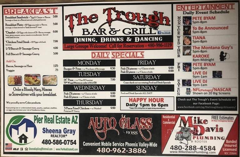 Trough Bar and Grill - Mesa, AZ