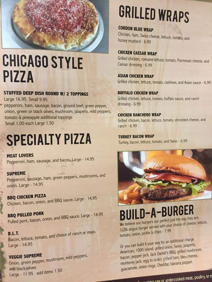 Loon Lake Bar & Grill - Waterford, MI menu_pic