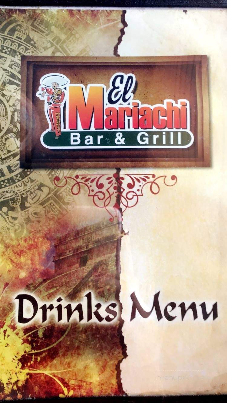 El Mariachi Mex Restaurant - Jacksonville, NC menu_pic