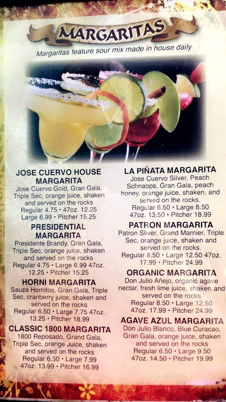 El Mariachi Mex Restaurant - Jacksonville, NC menu_pic
