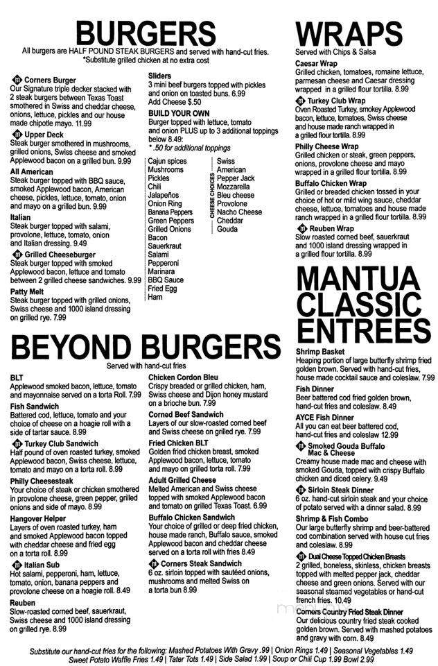 Mantua Corners Bar & Grille - Mantua, OH