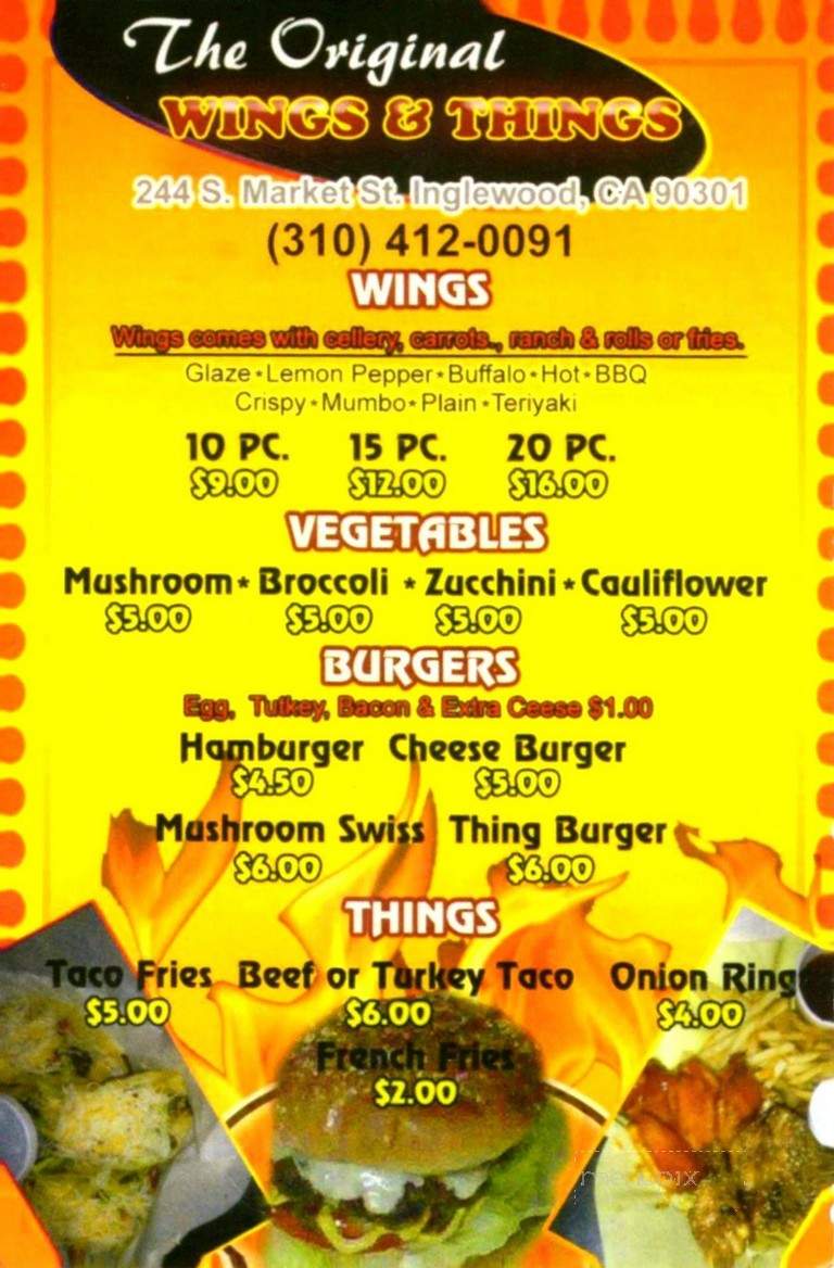 Market Street Bar and Grill - Inglewood, CA menu_pic