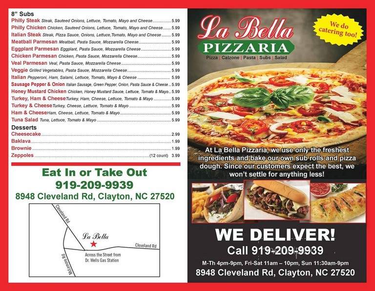 La Bella Pizzeria - Clayton, NC