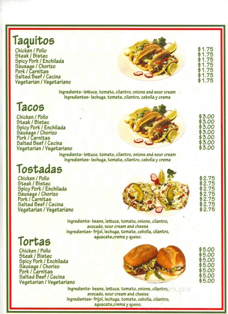 New Mexico Place II - Ridgewood, NY menu_pic