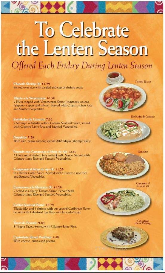 Javi's Mexican Restaurant - San Antonio, TX menu_pic