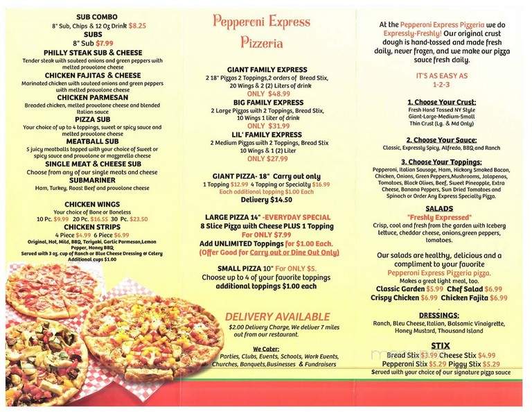 Pepperoni Express Pizzeria - Lyman, SC