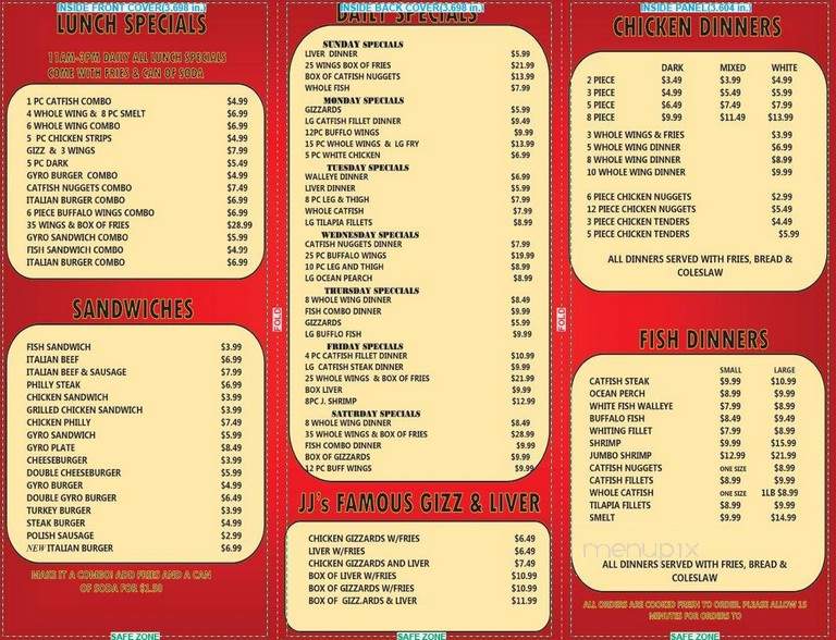 Big Jj's Fish and Chicken - Peoria, IL menu_pic