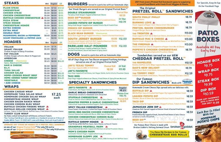 Jay's Steak & Hoagie Joint - Penndel, PA menu_pic