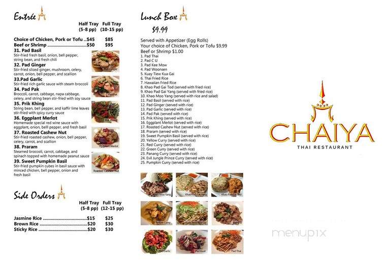 Chaiya Thai Restaurant - San Francisco, CA