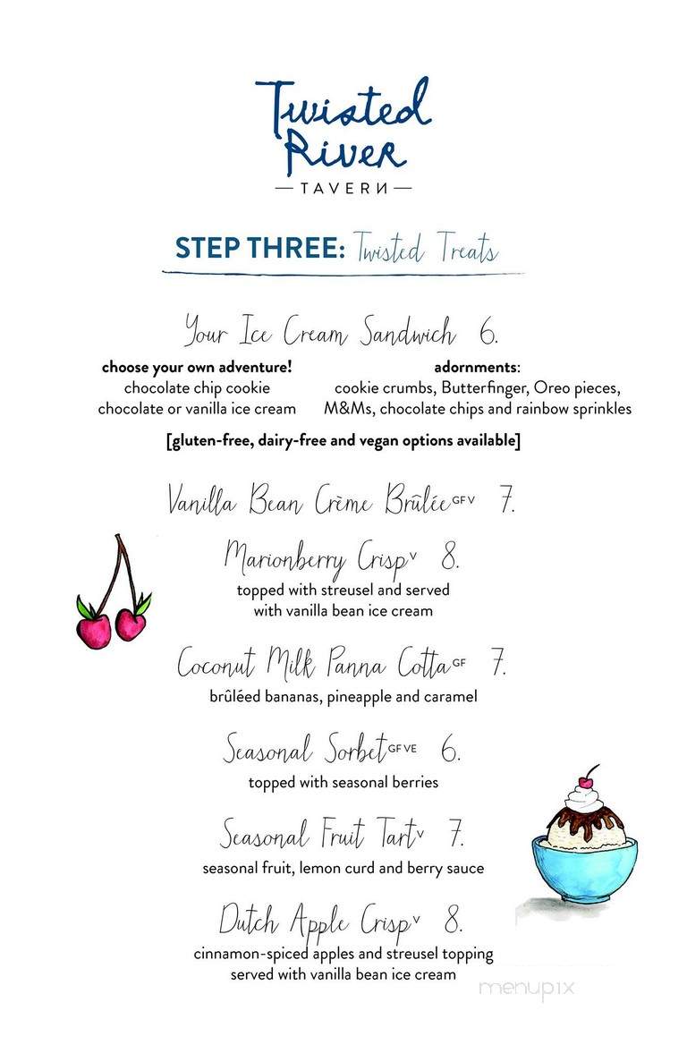 Twisted River Tavern - Sunriver, OR menu_pic