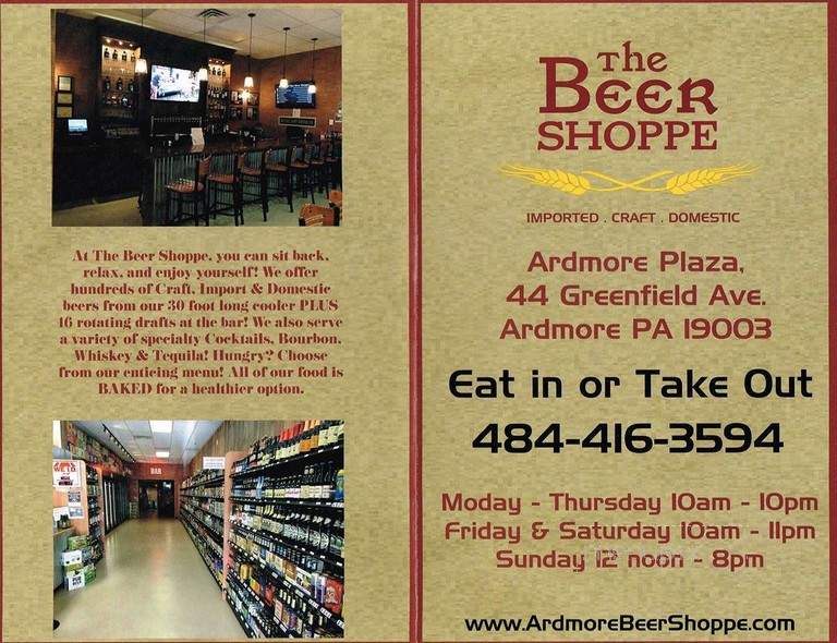 Beer Shoppe - Ardmore, PA