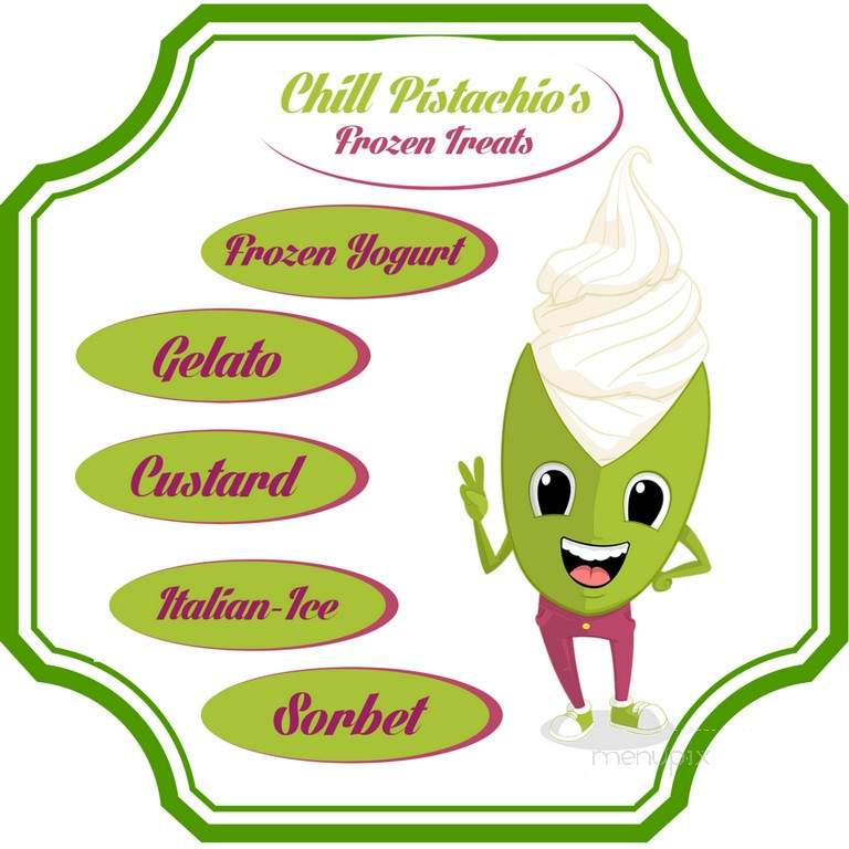 Chill Pistachio's Frozen Treats - Irvine, CA menu_pic