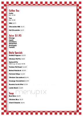 Kaylas Diner - Peabody, MA menu_pic