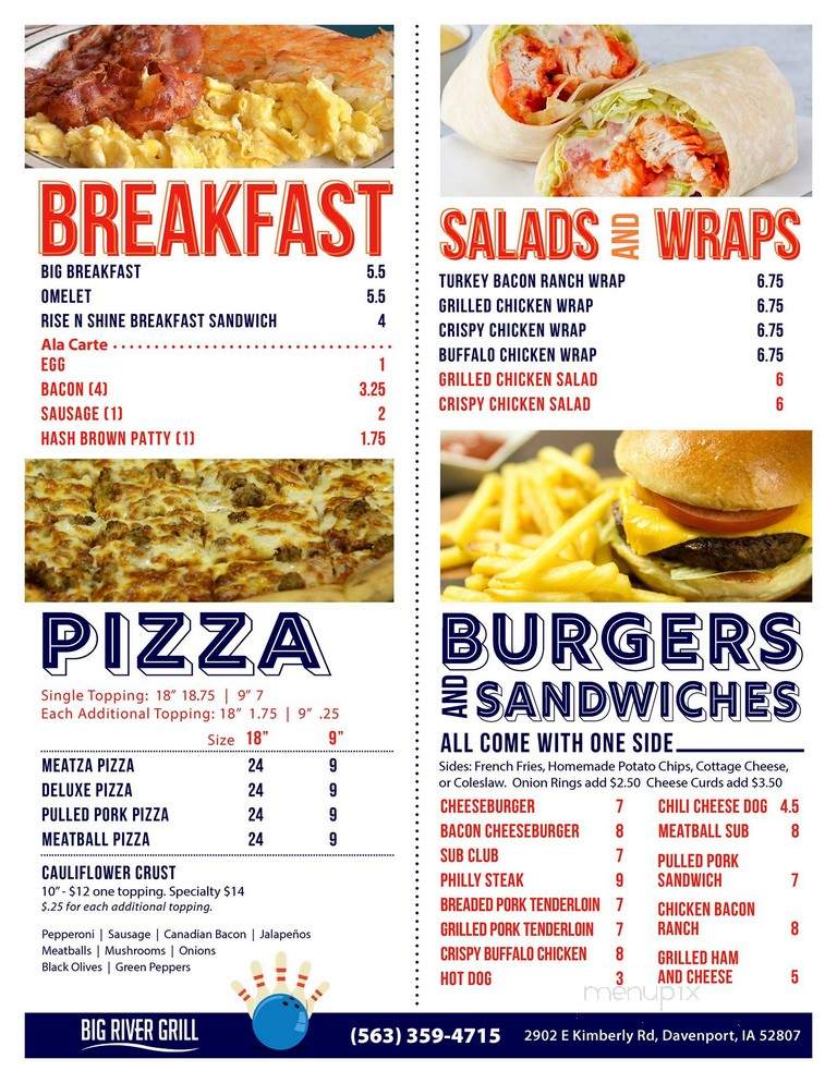 Sharky's Bar & Grill - Davenport, IA menu_pic