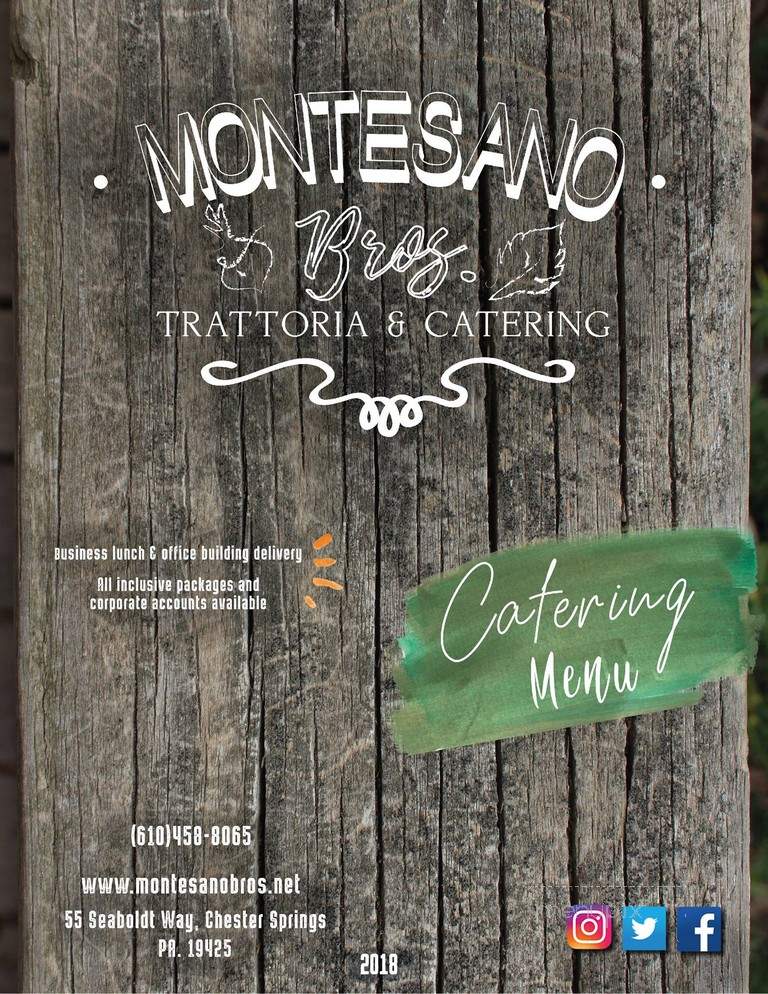 Montesano Brothers - Pottstown, PA menu_pic