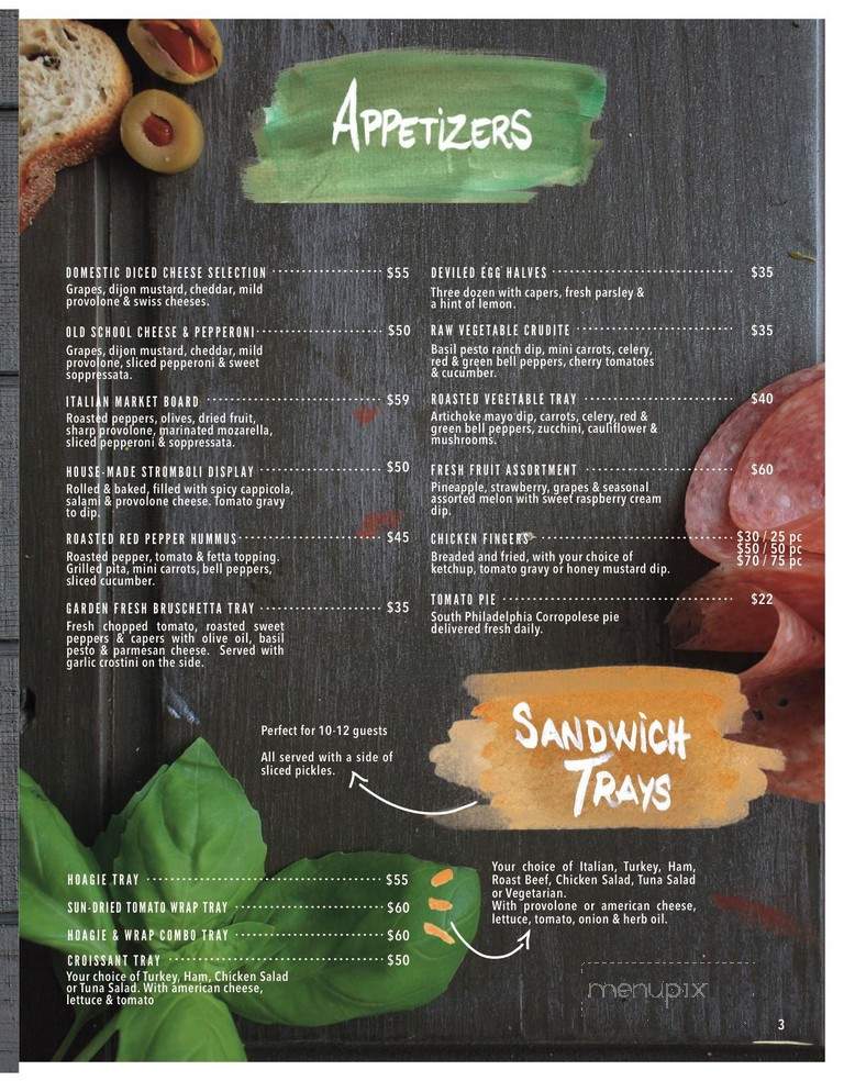 Montesano Brothers - Pottstown, PA menu_pic