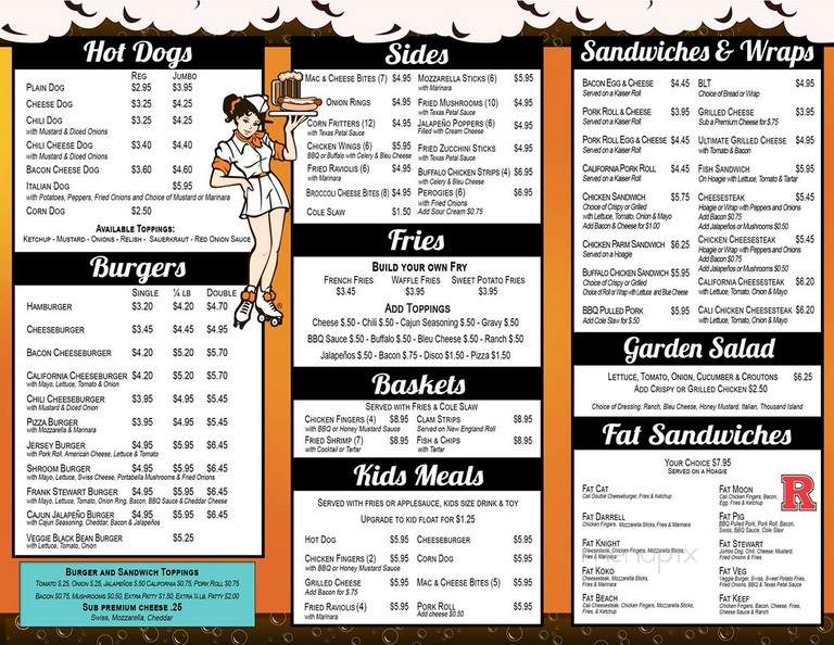 Stewart's Root Beer - Matawan, NJ menu_pic
