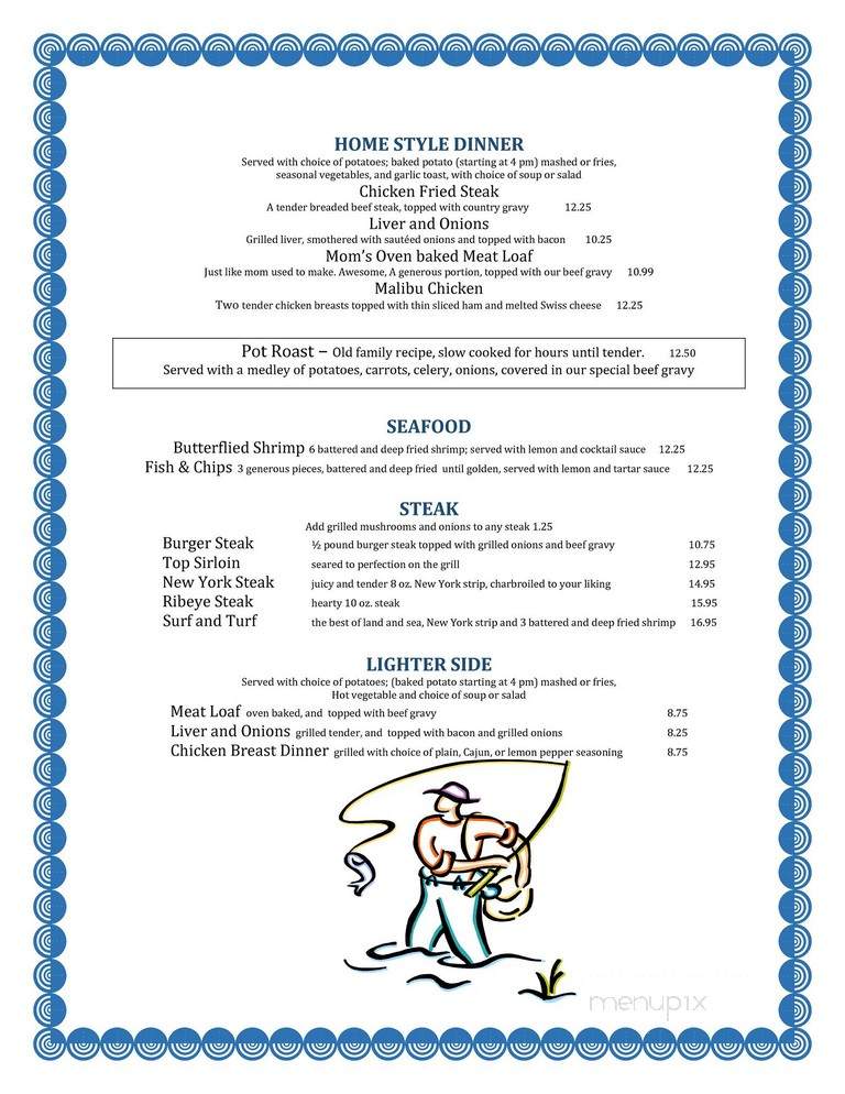 River Grill - Merlin, OR menu_pic