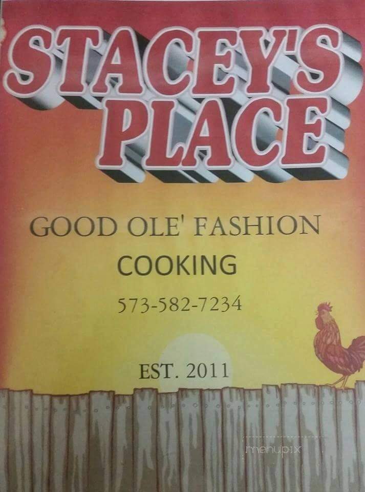 Stacey's Place - Mexico, MO menu_pic