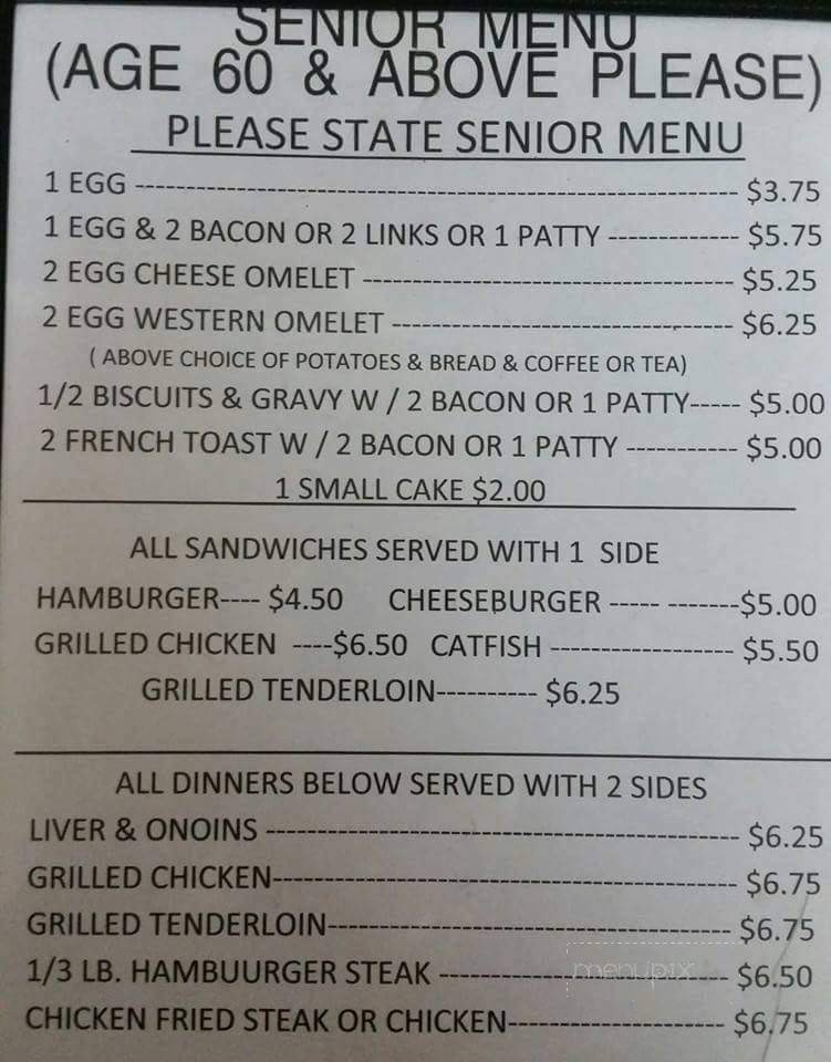 Stacey's Place - Mexico, MO menu_pic