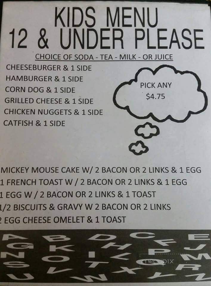 Stacey's Place - Mexico, MO menu_pic