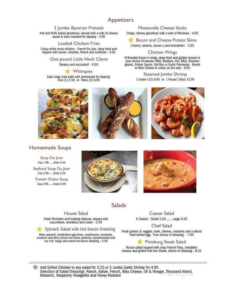 Victory Athletic Club - York, PA menu_pic