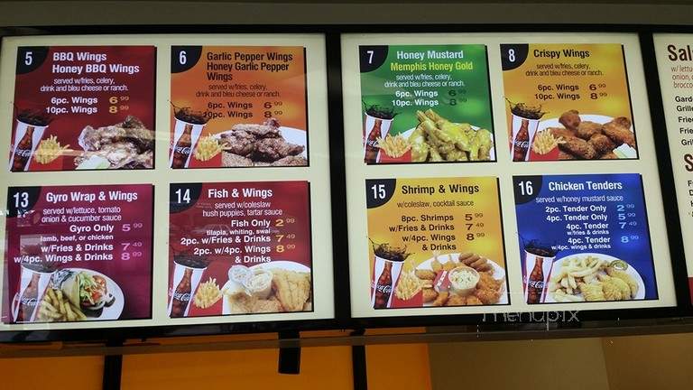 Wild Wings Station - Memphis, TN menu_pic