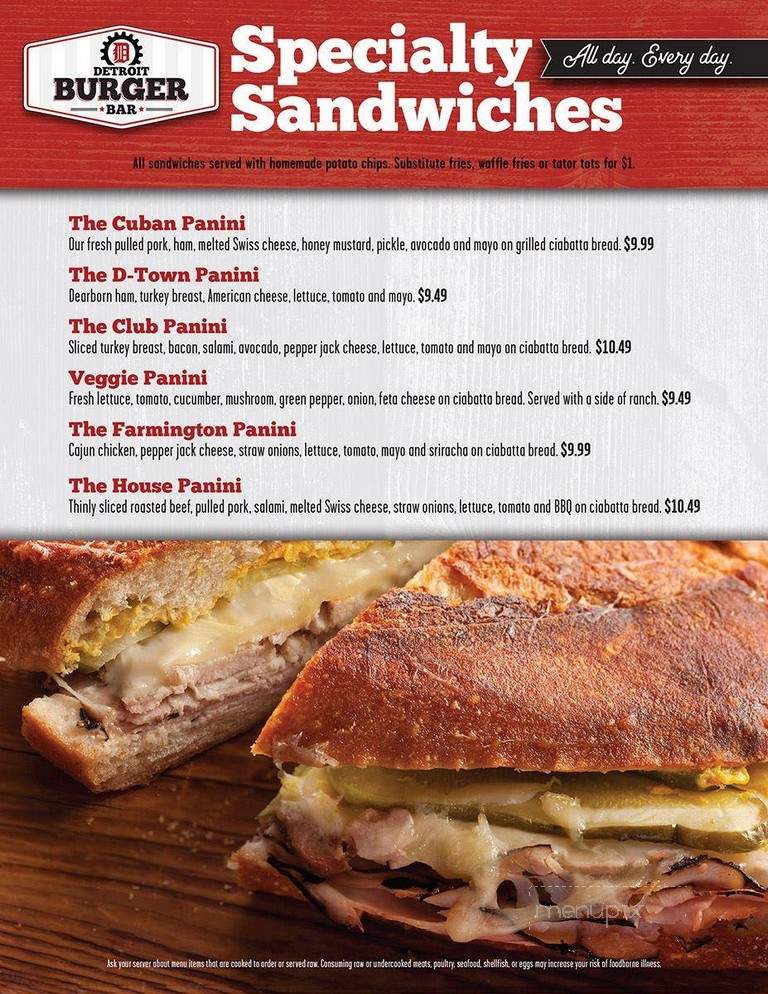 Rosie's Place - Farmington Hills, MI menu_pic