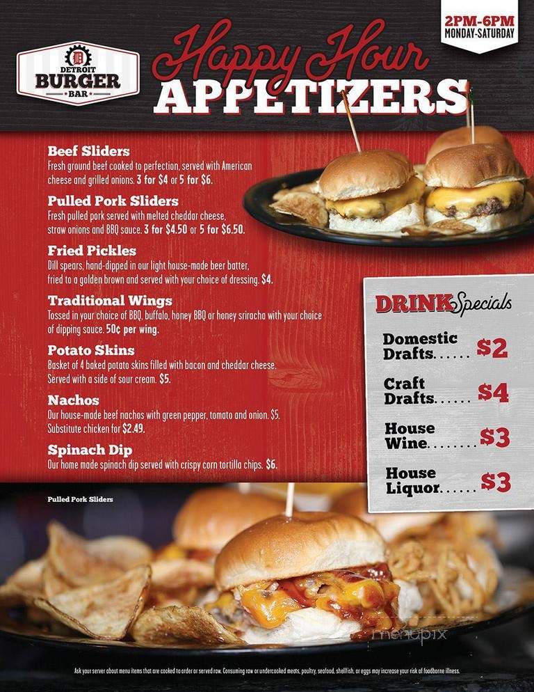 Rosie's Place - Farmington Hills, MI menu_pic