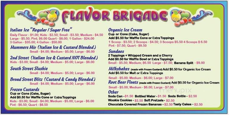 Flavor Brigade - Oakland, CA menu_pic